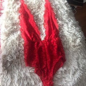 HAH Red Bodysuit
